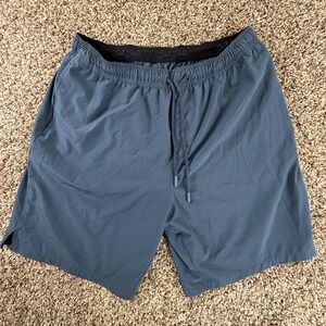 Bad Birdie Shorts Mens XL Blue Performance Golf Active Athletic 8"